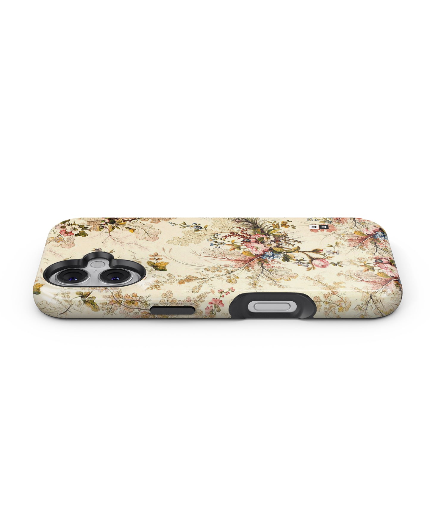 Beige Floral MagSafe Bumper Case