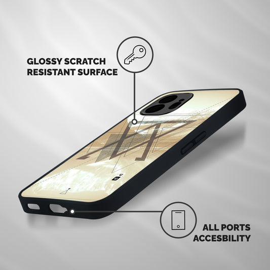 Beige View Shockproof Hybrid Protection (Metal + TPU) Back Case Cover