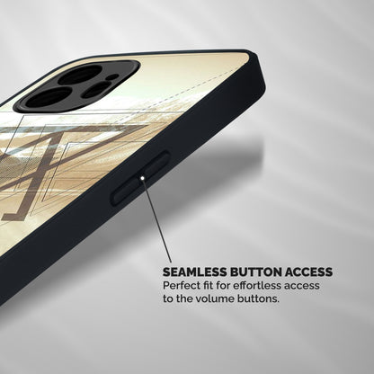 Beige View Shockproof Hybrid Protection (Metal + TPU) Back Case Cover
