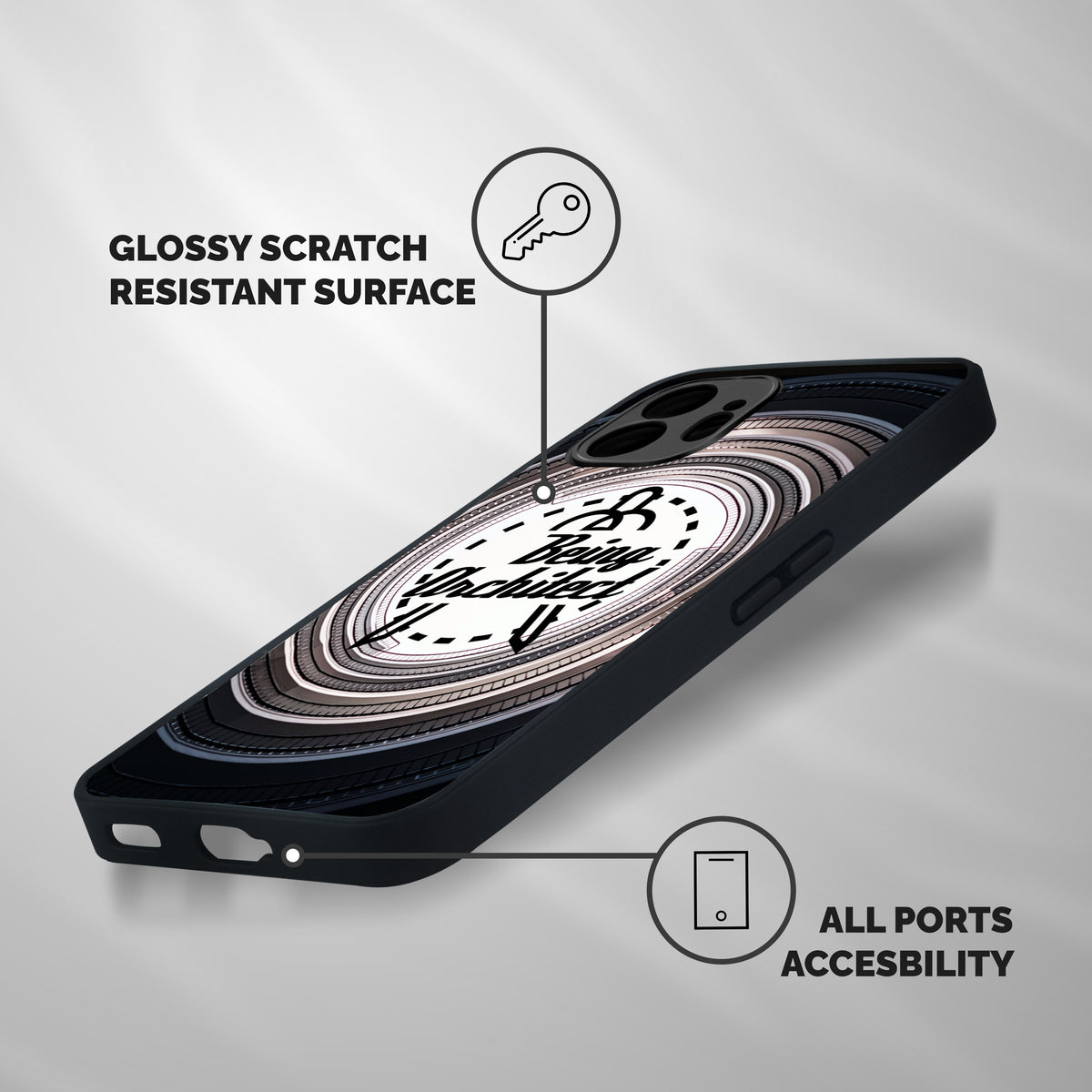 Being Architect Shockproof Hybrid Protection (Metal + TPU) Back Case Cover