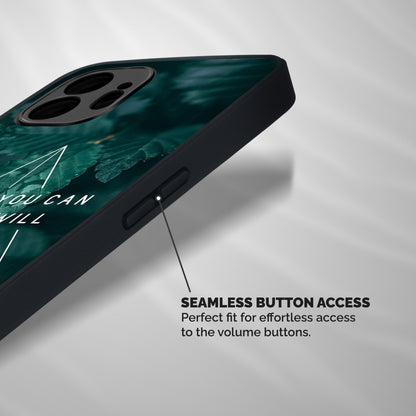 Believe You Can Motivation Shockproof Hybrid Protection (Metal + TPU) Back Case Cover