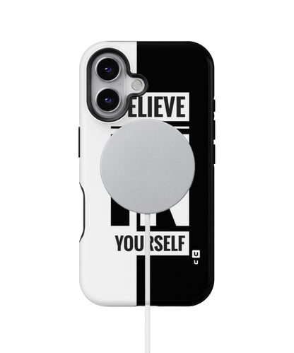 Believe Yourself Black MagSafe Bumper Case