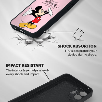 Believing Dreams Shockproof Hybrid Protection (Metal + TPU) Back Case Cover