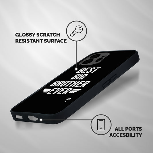 Best Big Brother Ever Shockproof Hybrid Protection (Metal + TPU) Back Case Cover