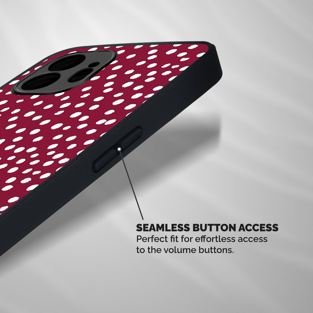 Best Dots Pattern Shockproof Hybrid Protection (Metal + TPU) Back Case Cover