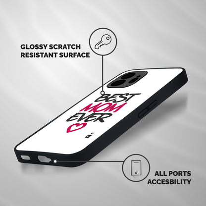 Best Mom Ever Shockproof Hybrid Protection (Metal + TPU) Back Case Cover