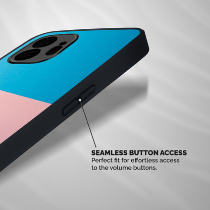 Bicolor Design Shockproof Hybrid Protection (Metal + TPU) Back Case Cover