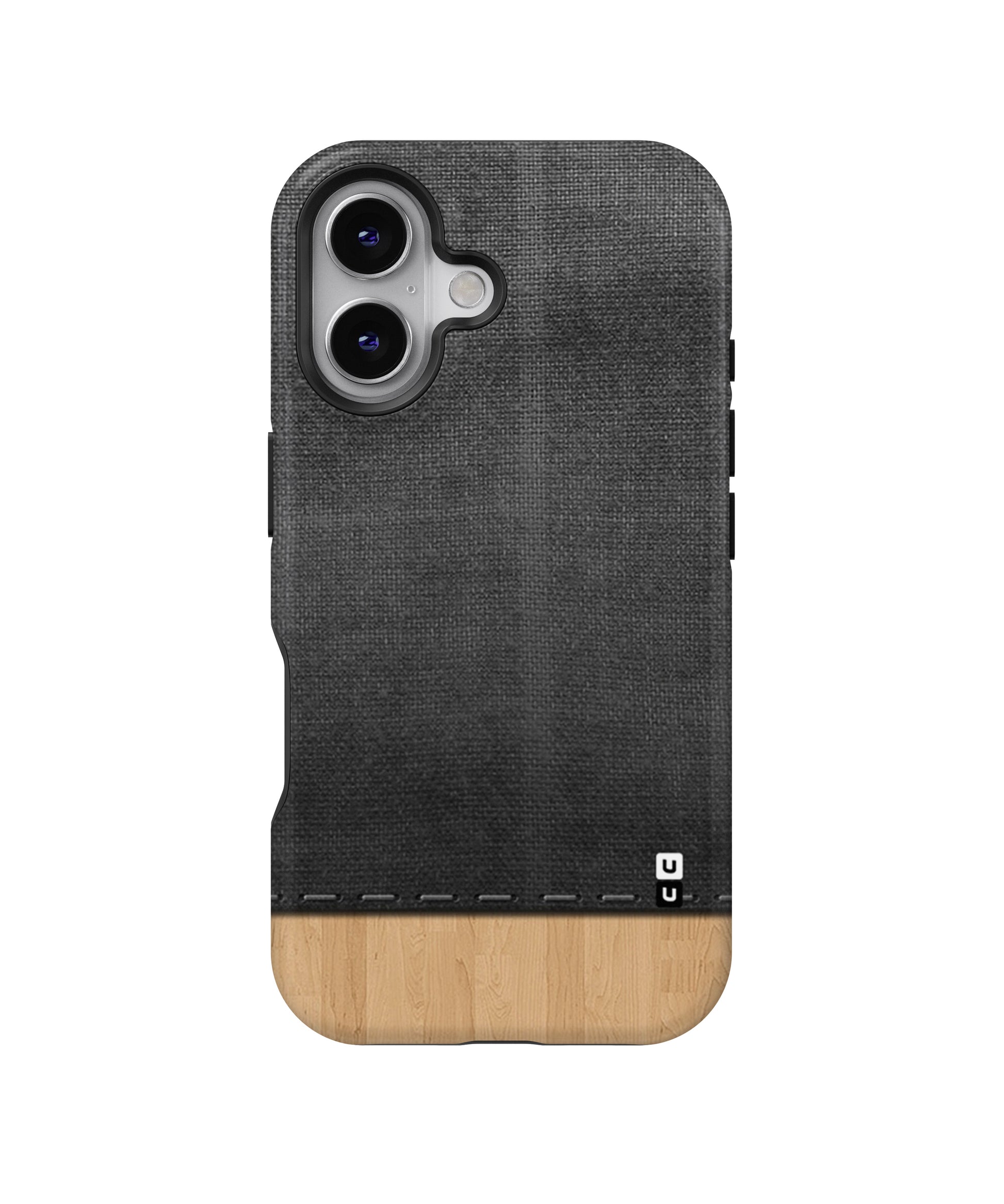 Bicolor Wood Texture MagSafe Bumper Case