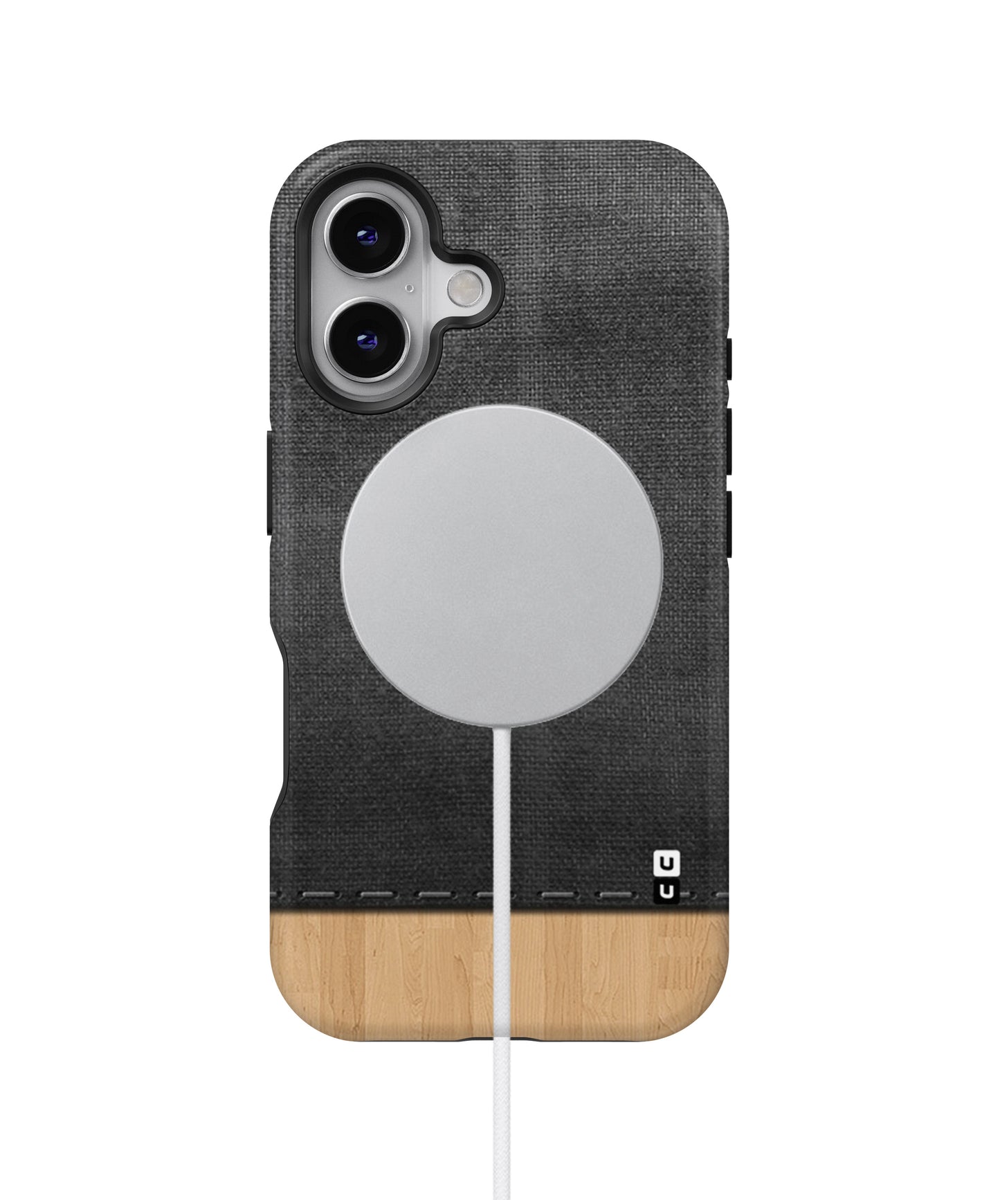 Bicolor Wood Texture MagSafe Bumper Case