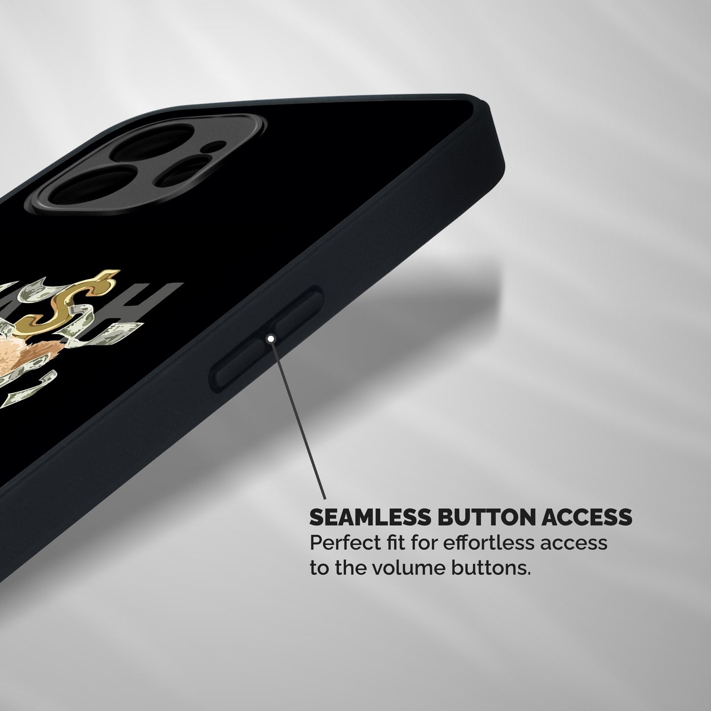 Billionaire Teddy Shockproof Hybrid Protection (Metal + TPU) Back Case Cover