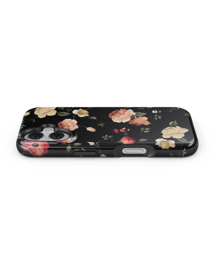 Black Artistic Floral MagSafe Bumper Case