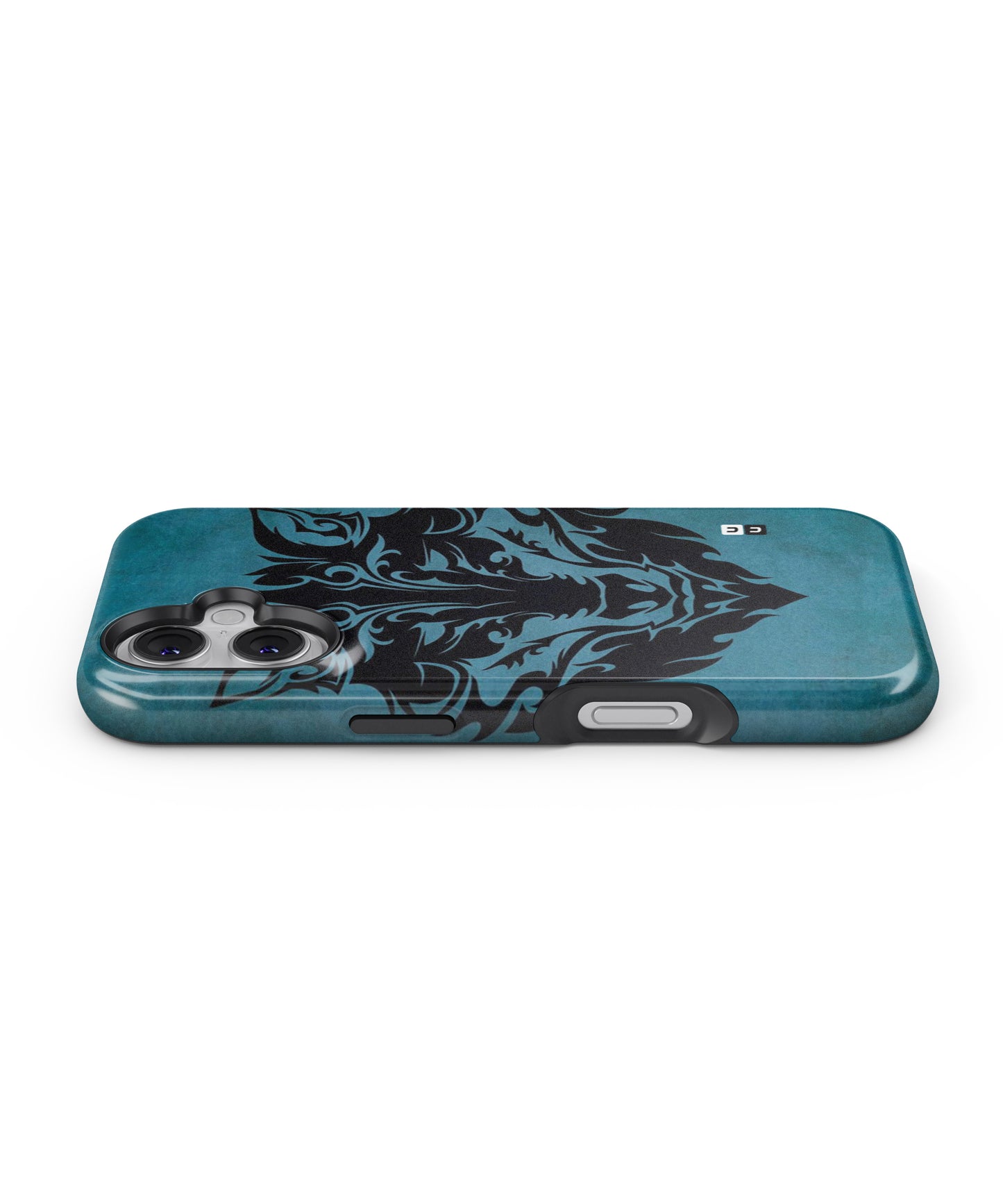 Black Artistic Wolf MagSafe Bumper Case