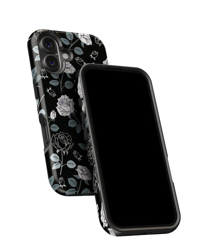 Black Artsy Bloom MagSafe Bumper Case