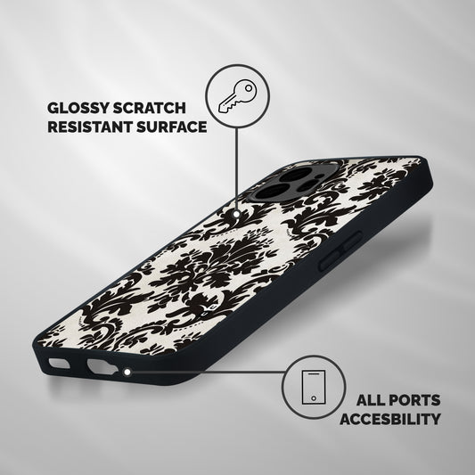 Black Beauty Shockproof Hybrid Protection (Metal + TPU) Back Case Cover