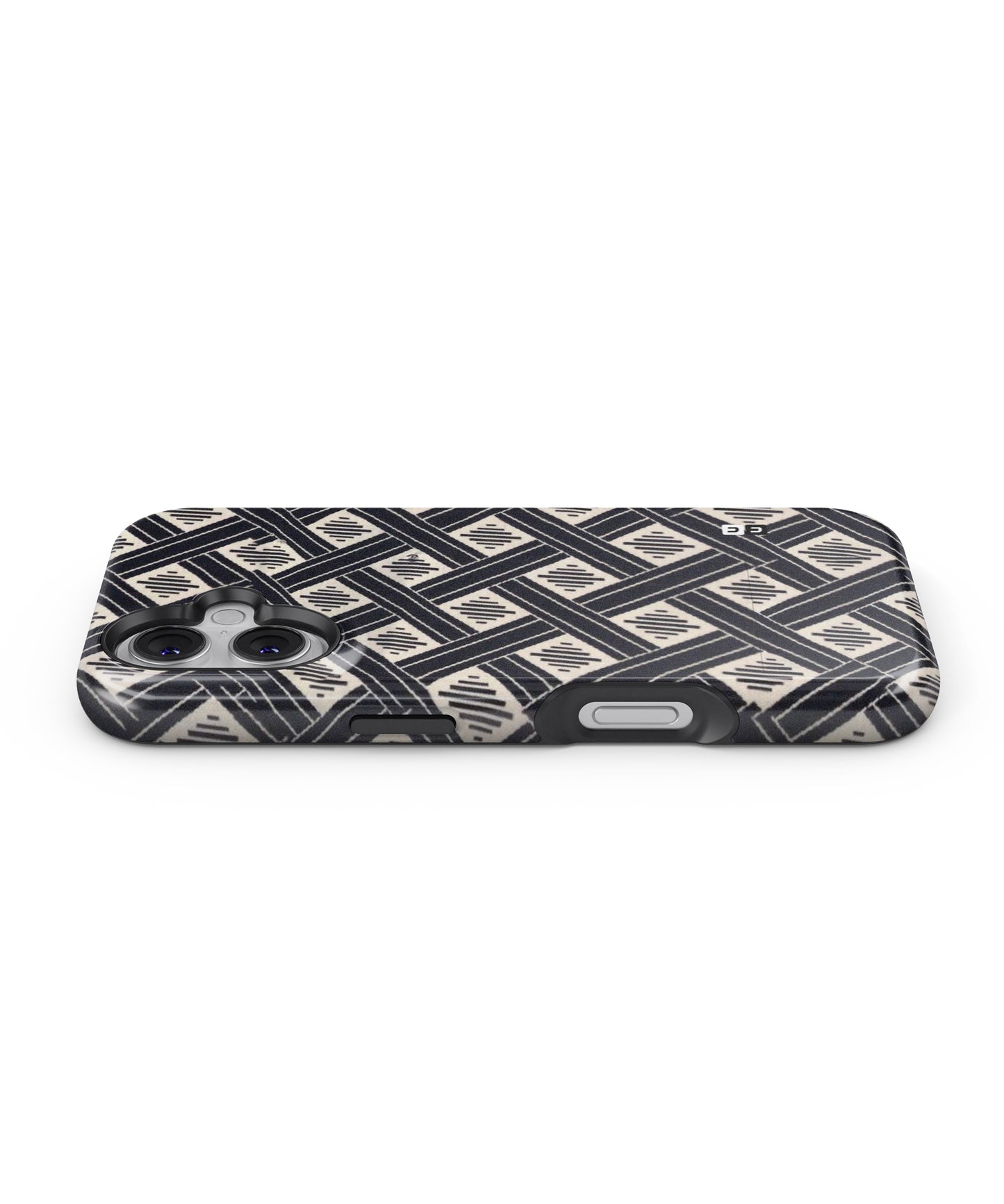 Black Beige Criscros MagSafe Bumper Case