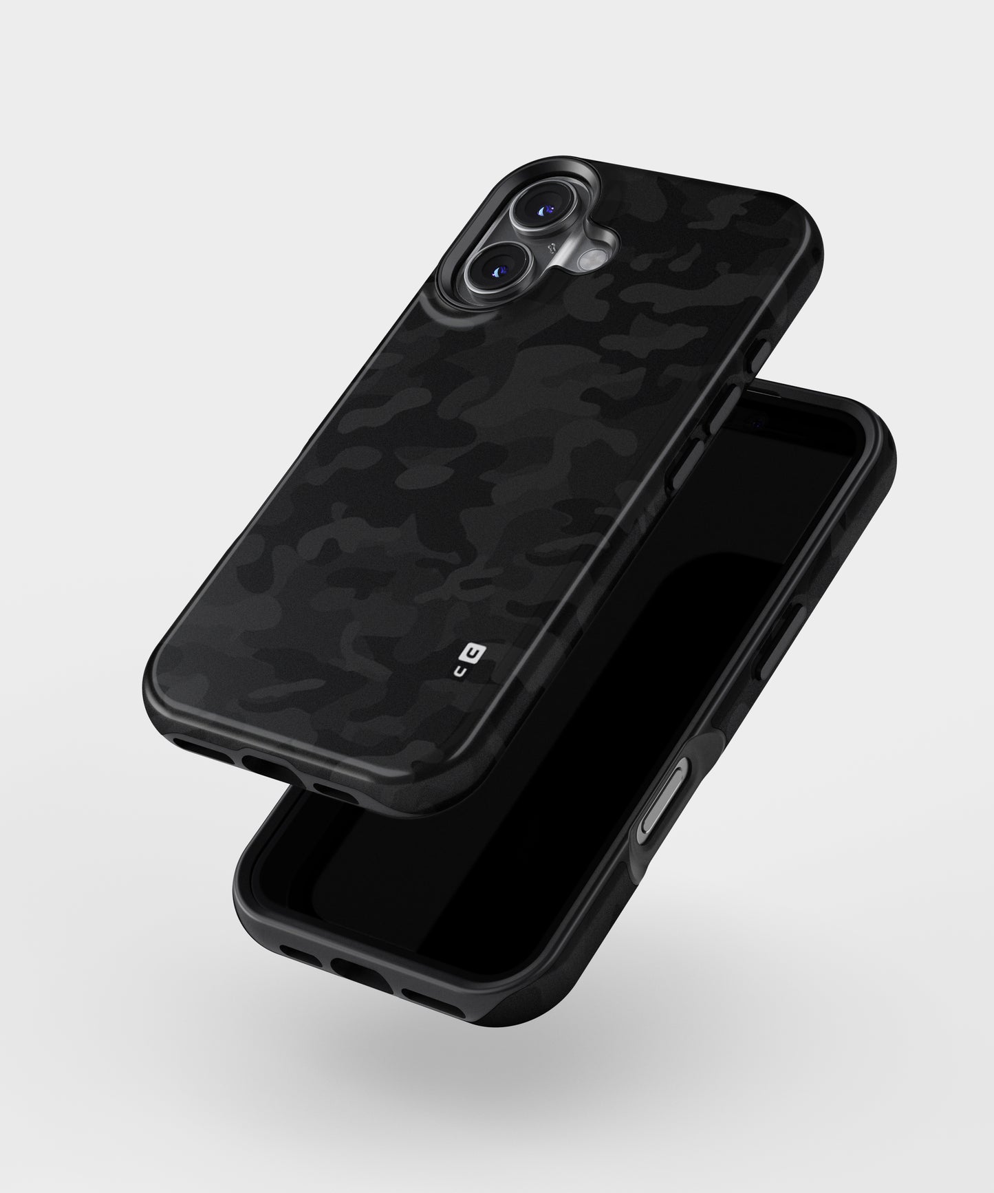 Black Camouflage MagSafe Bumper Case