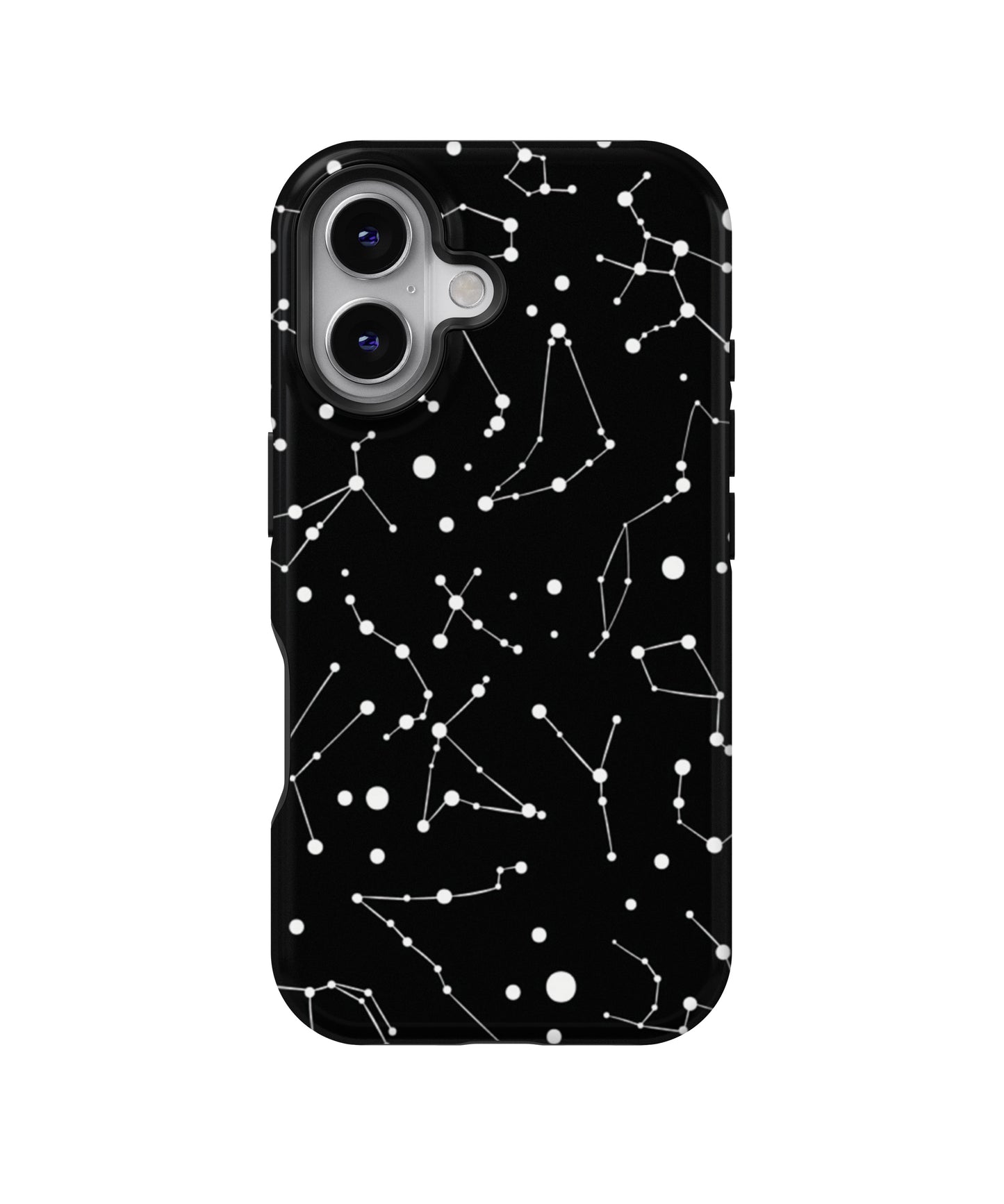 Black Constellation Pattern MagSafe Bumper Case