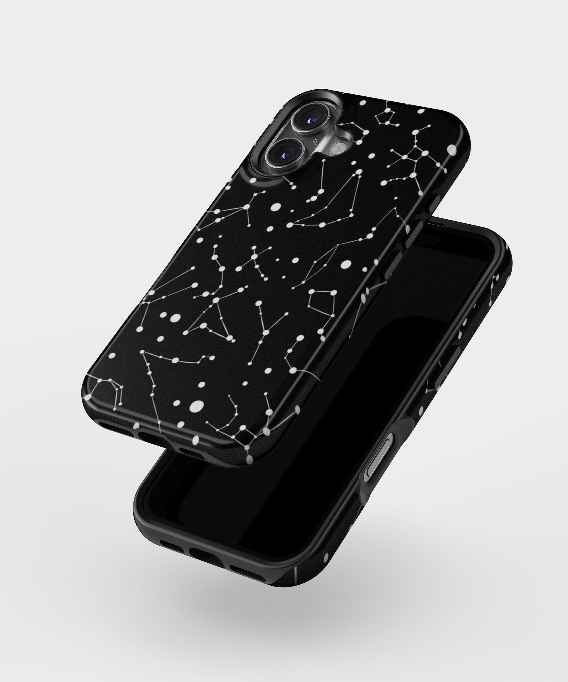Black Constellation Pattern MagSafe Bumper Case