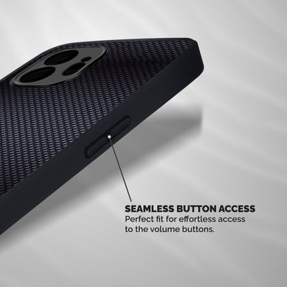 Black Diamond Shockproof Hybrid Protection (Metal + TPU) Back Case Cover