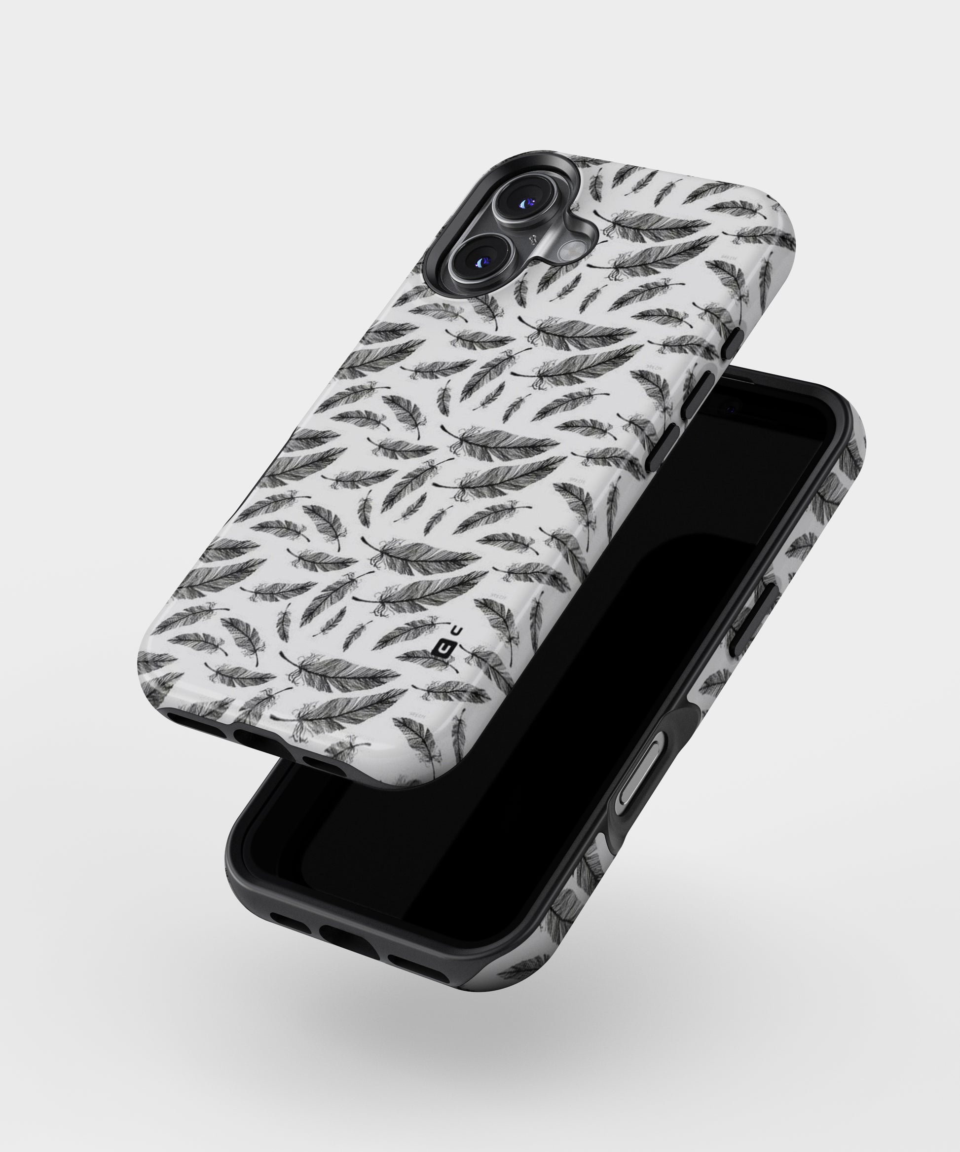 Black Feather MagSafe Bumper Case