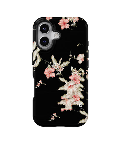 Black Floral MagSafe Bumper Case