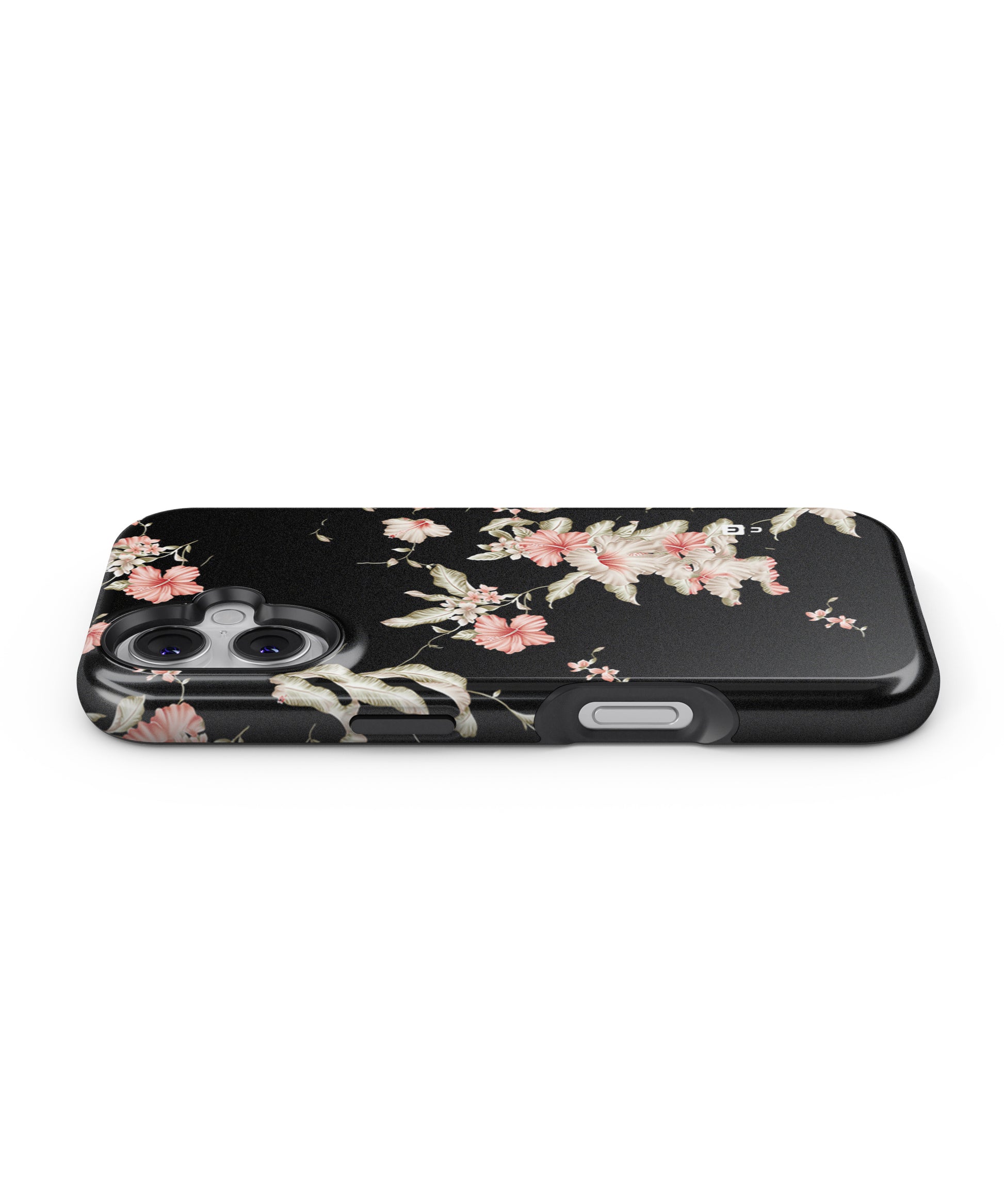 Black Floral MagSafe Bumper Case