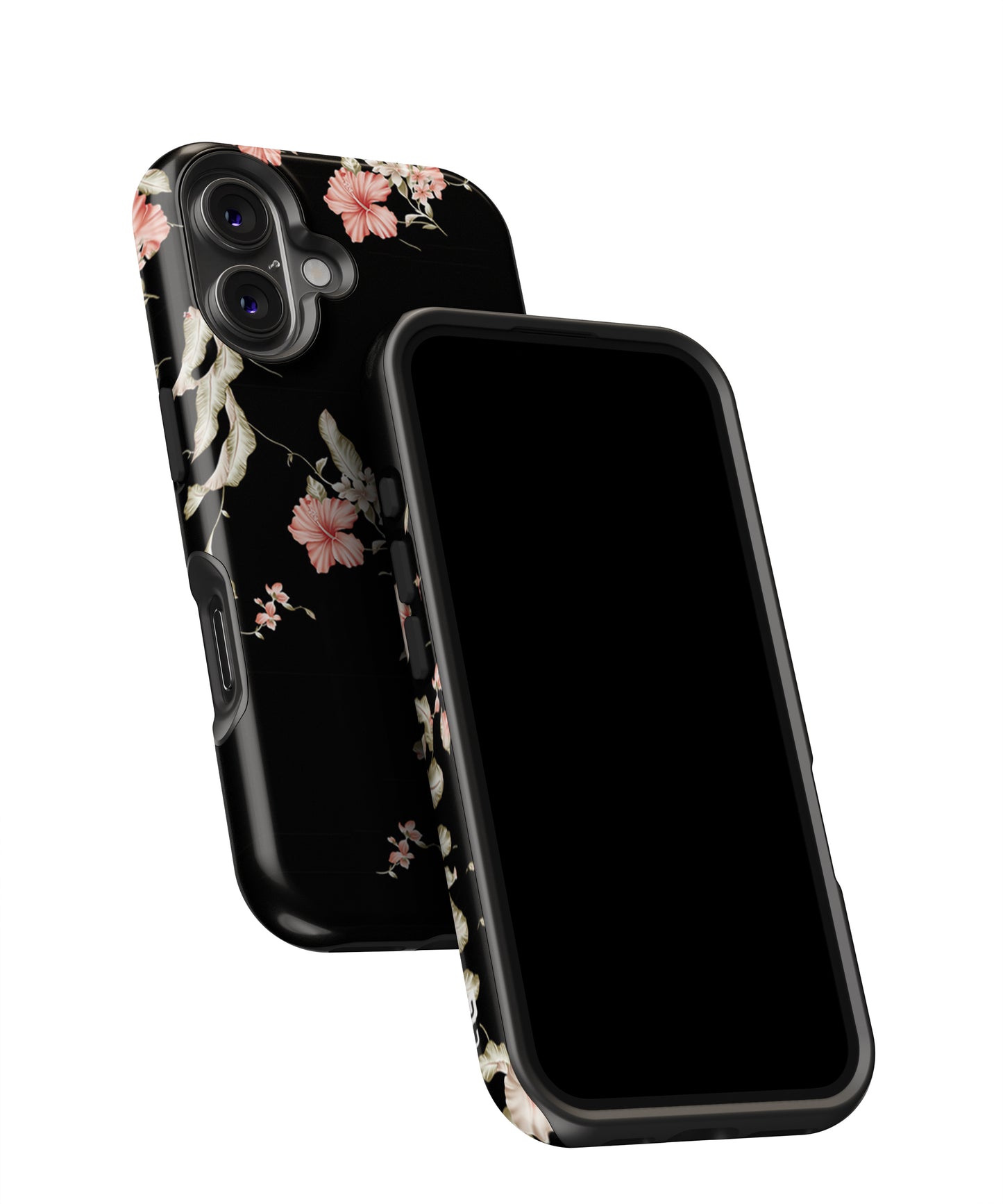 Black Floral MagSafe Bumper Case