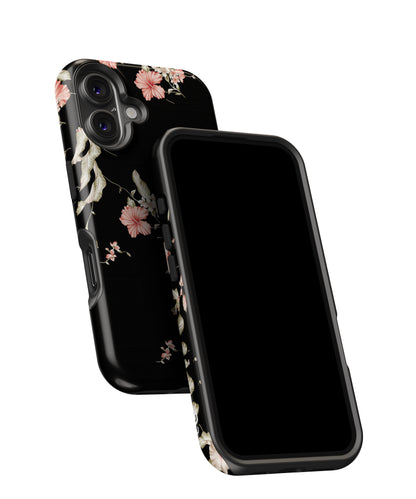 Black Floral MagSafe Bumper Case