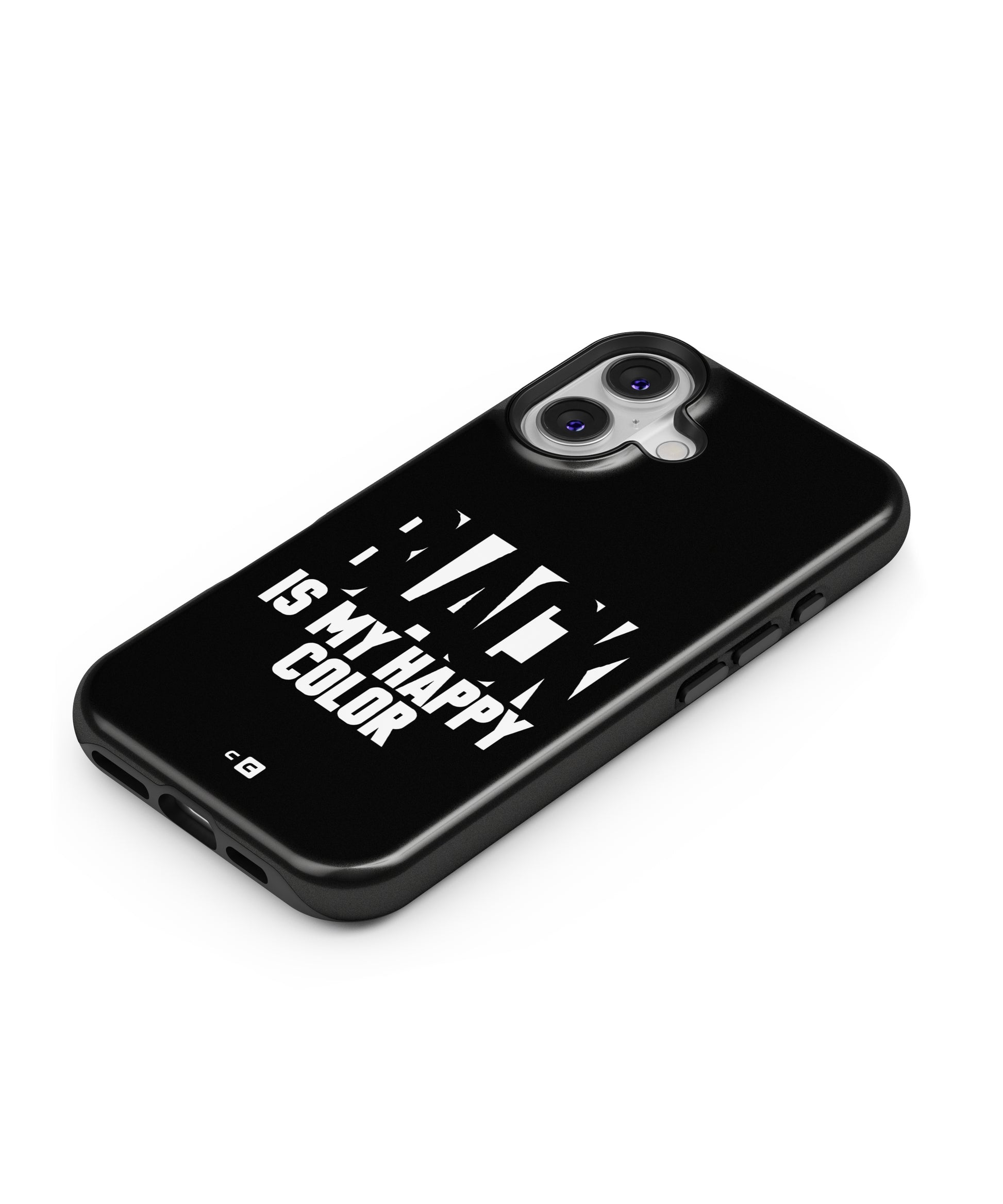 Black My Happy Color MagSafe Bumper Case