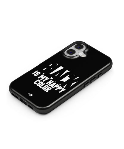 Black My Happy Color MagSafe Bumper Case