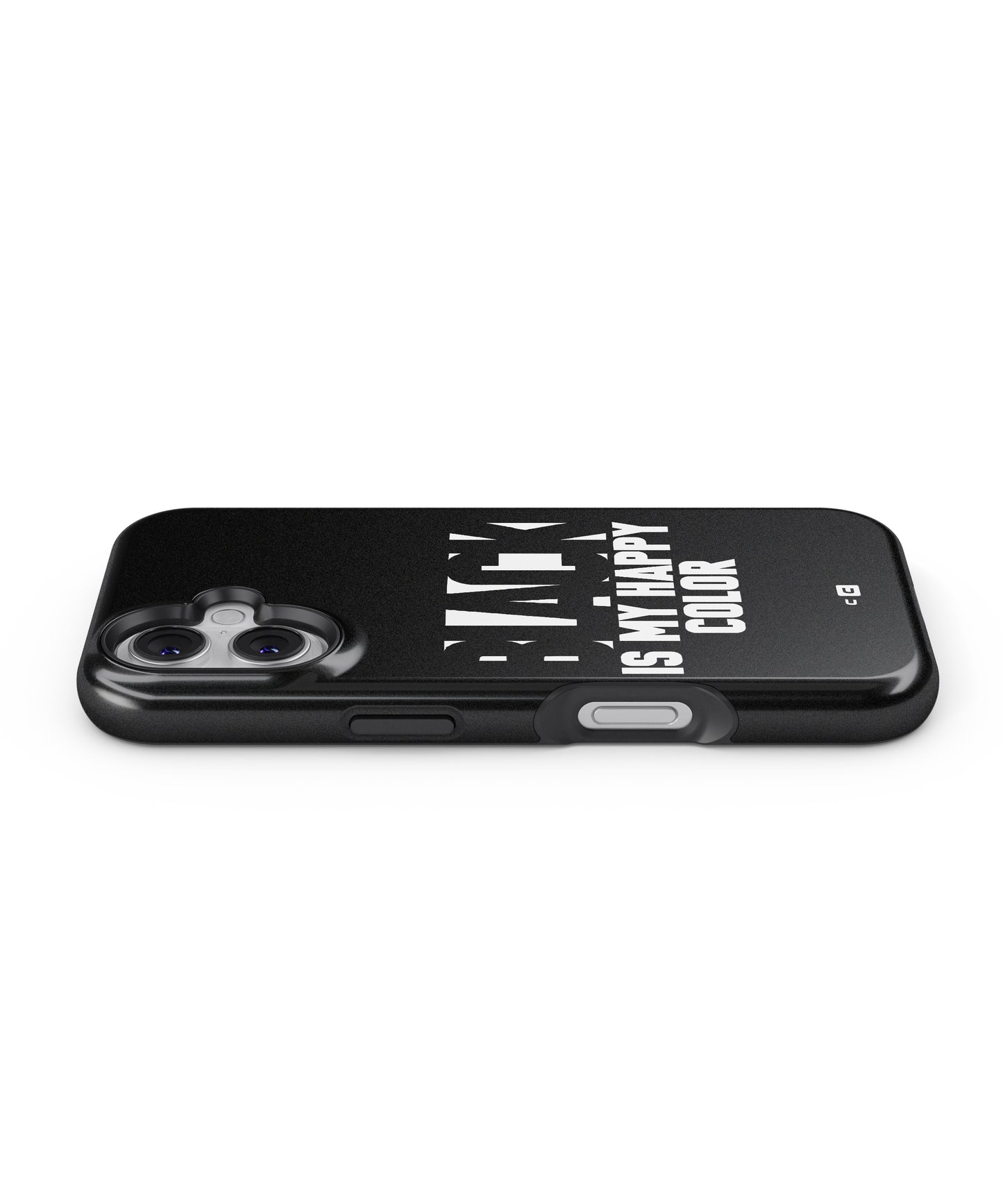 Black My Happy Color MagSafe Bumper Case