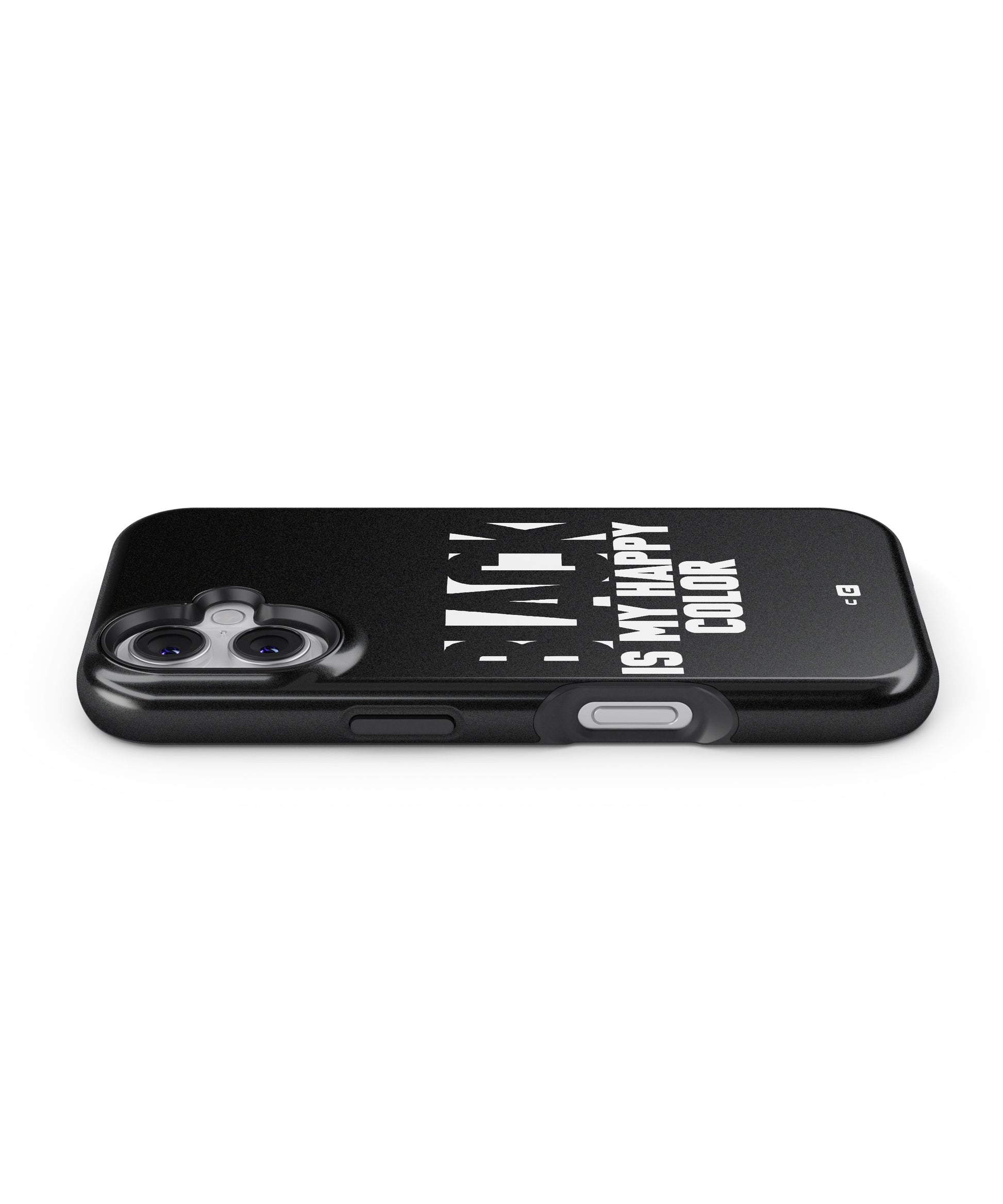 Black My Happy Color MagSafe Bumper Case