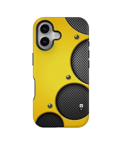 Black Net Yellow MagSafe Bumper Case