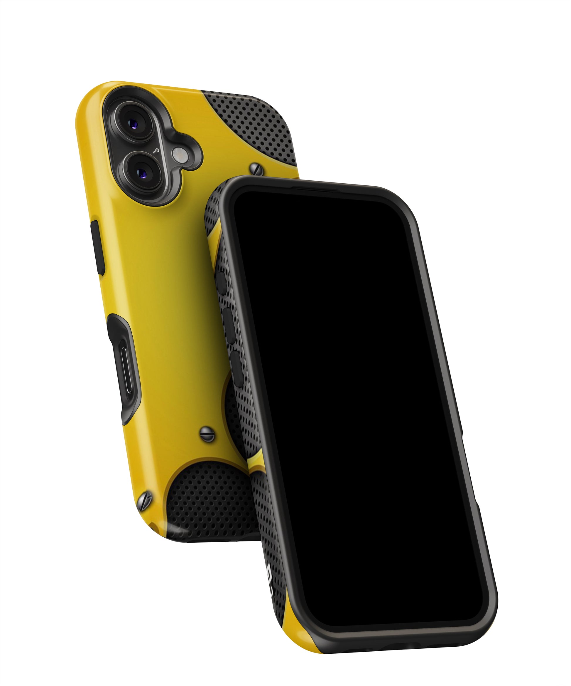 Black Net Yellow MagSafe Bumper Case