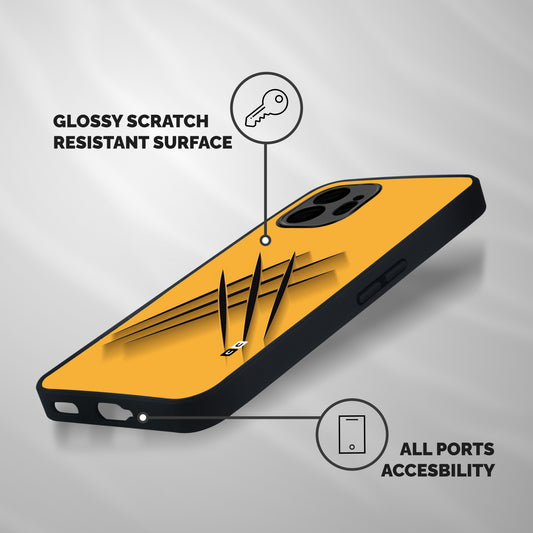 Black Paws Shockproof Hybrid Protection (Metal + TPU) Back Case Cover
