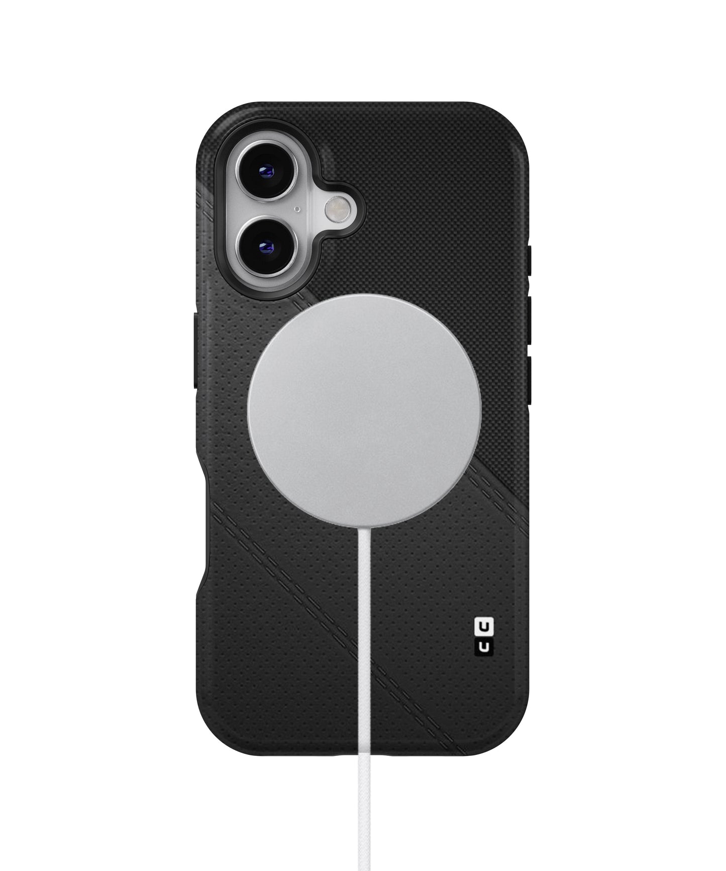 Black Polka Stripe MagSafe Bumper Case