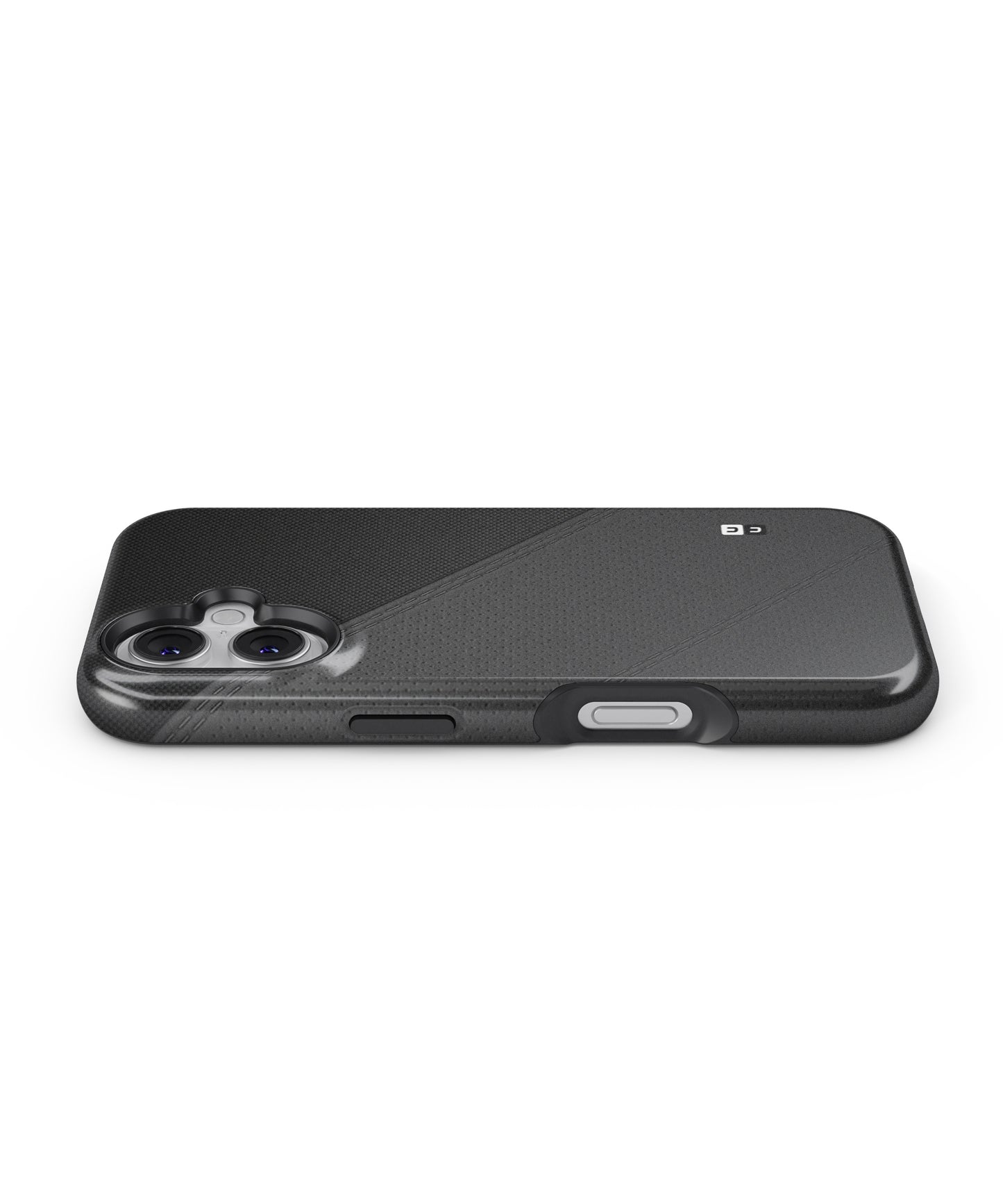 Black Polka Stripe MagSafe Bumper Case