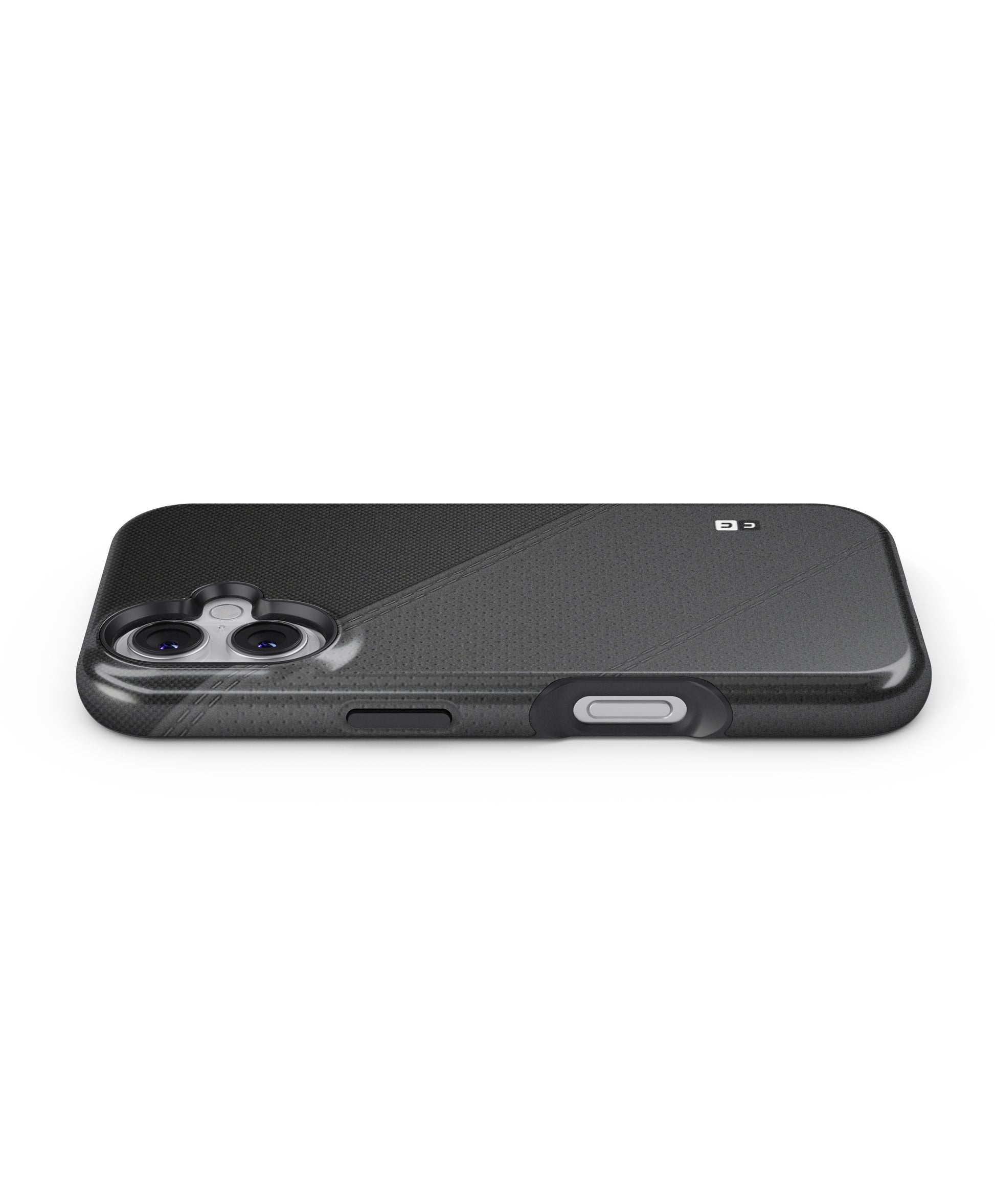 Black Polka Stripe MagSafe Bumper Case