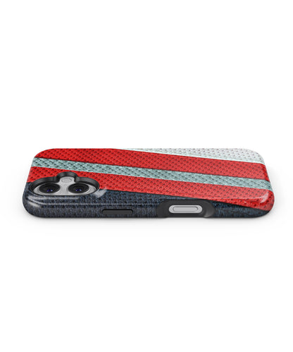 Black Red Grey Stripes MagSafe Bumper Case