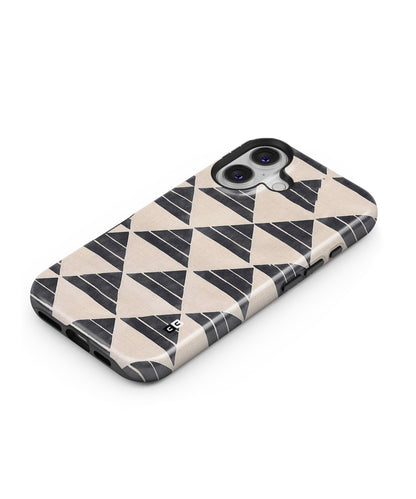 Black Slant Triangles MagSafe Bumper Case