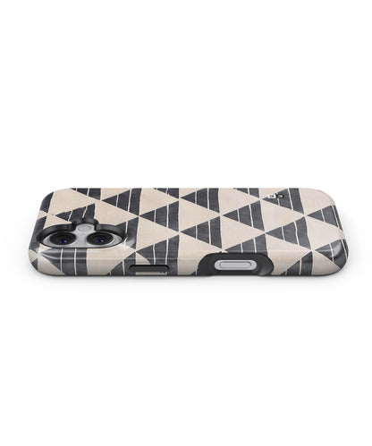 Black Slant Triangles MagSafe Bumper Case