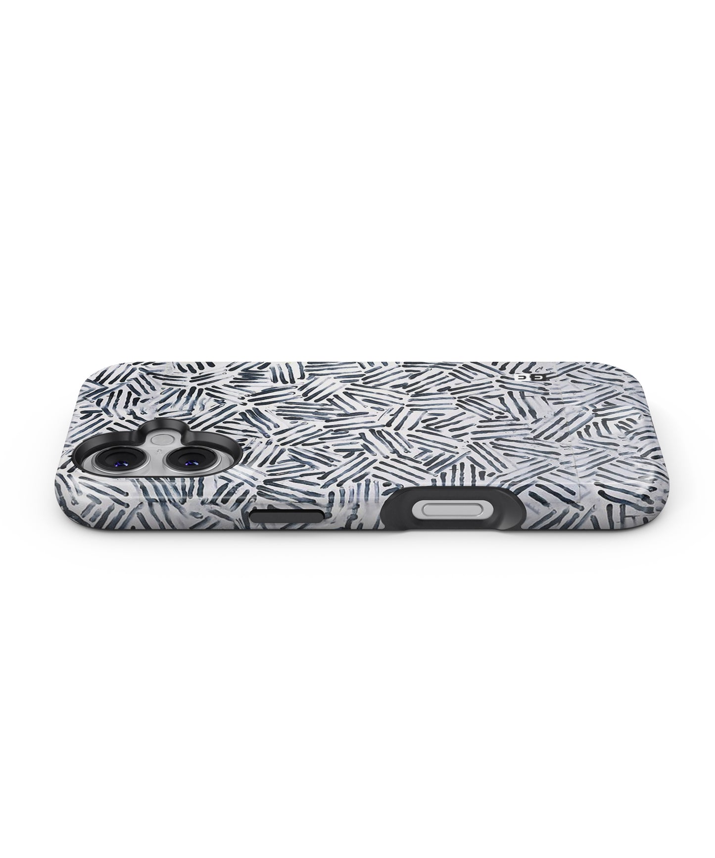 Black Tiny Uneven MagSafe Bumper Case