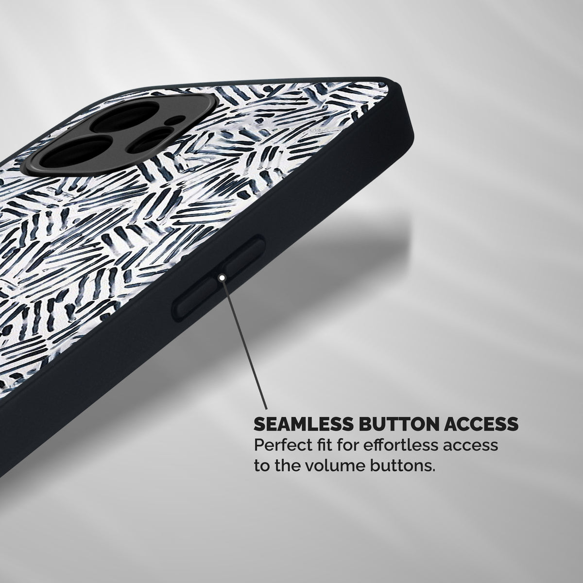 Black Tiny Uneven Shockproof Hybrid Protection (Metal + TPU) Back Case Cover