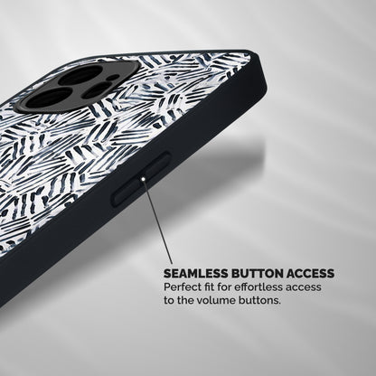 Black Tiny Uneven Shockproof Hybrid Protection (Metal + TPU) Back Case Cover