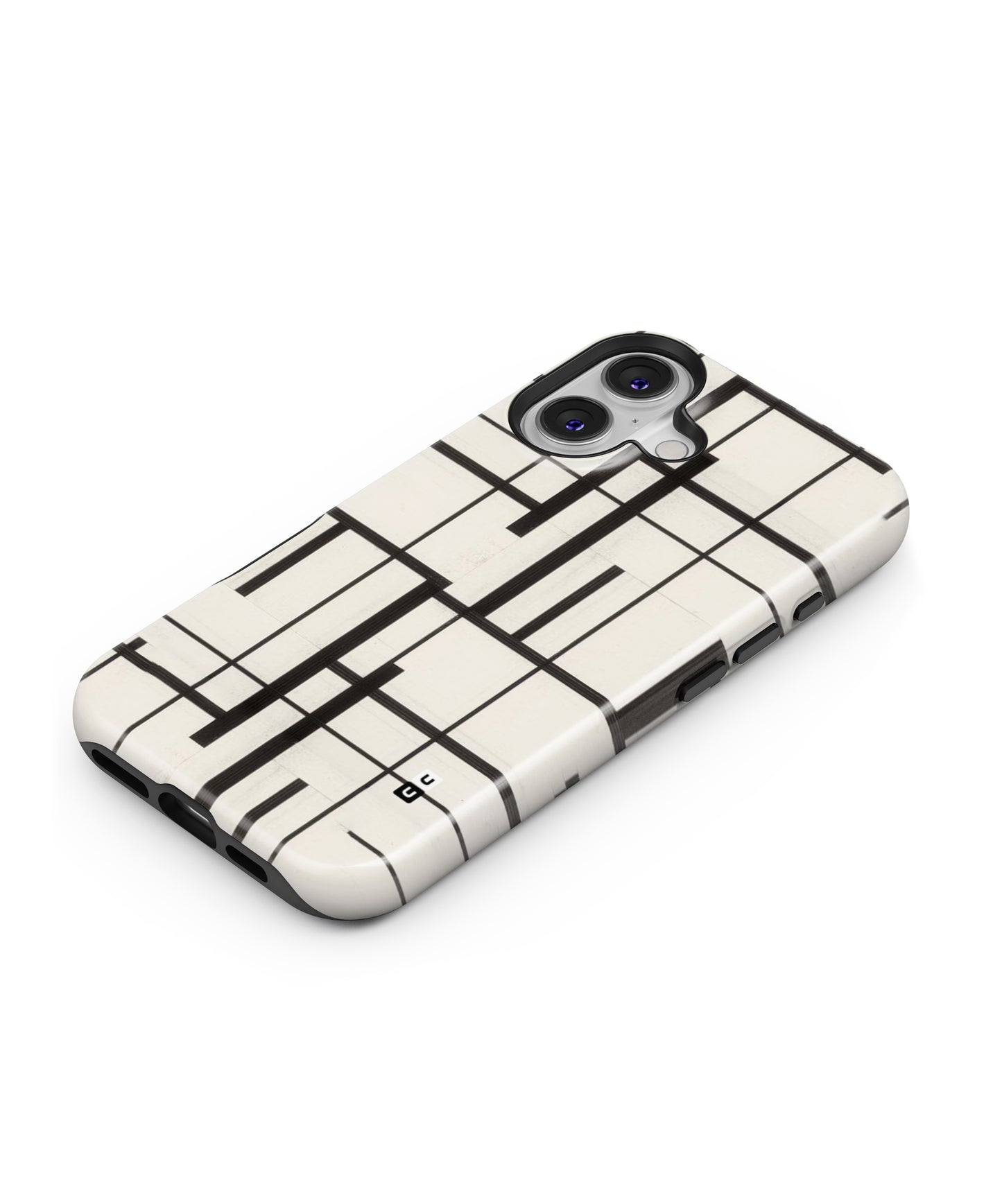 Black Unsymmetry MagSafe Bumper Case