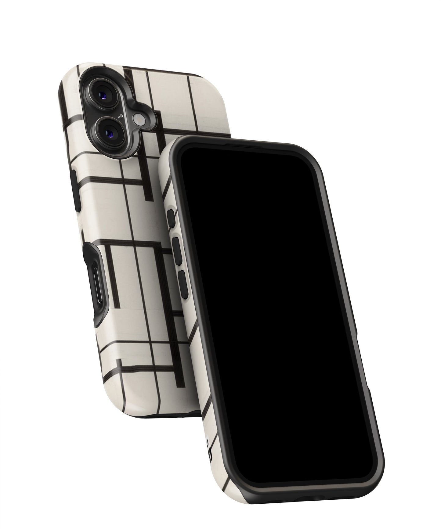 Black Unsymmetry MagSafe Bumper Case