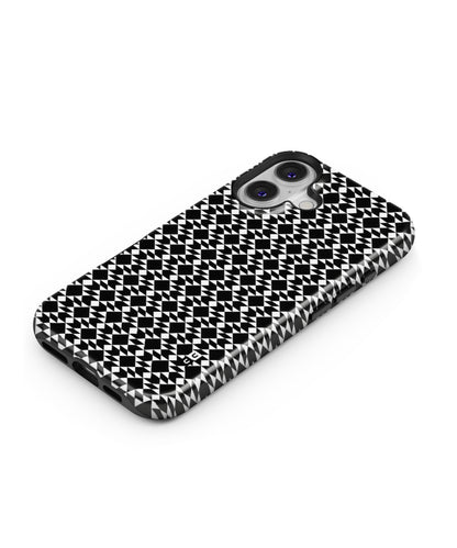Black White Diamond Abstract MagSafe Bumper Case