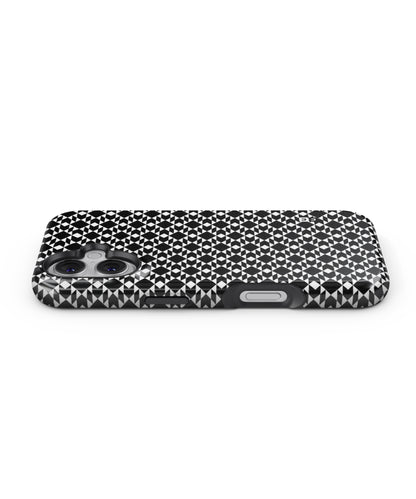 Black White Diamond Abstract MagSafe Bumper Case