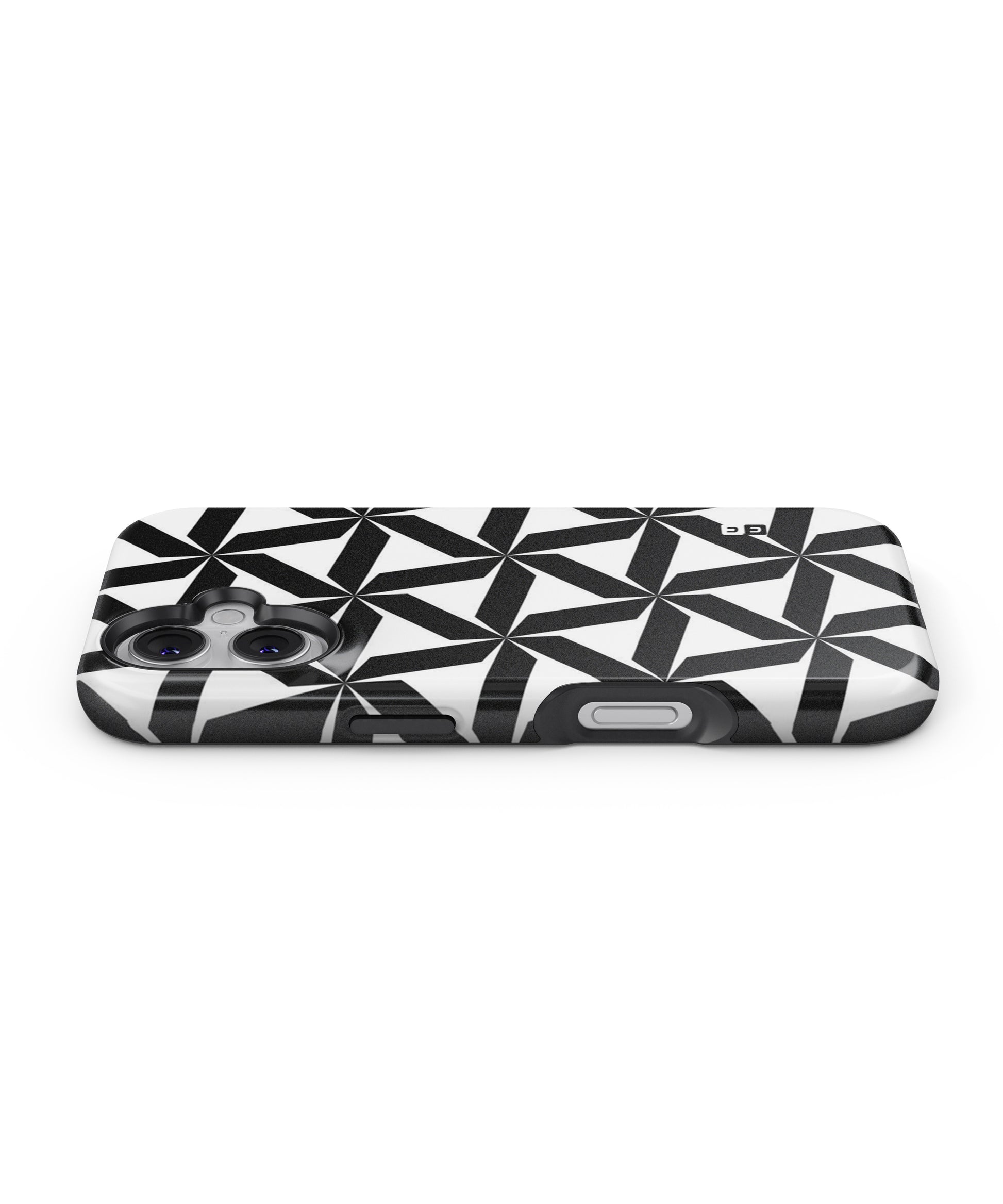 Black White Fan Design MagSafe Bumper Case