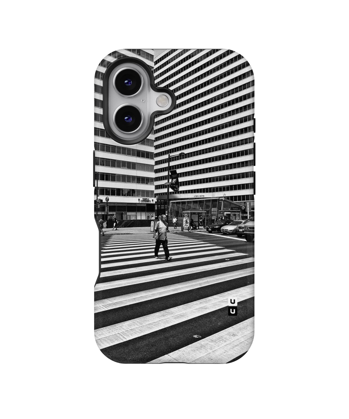 Black White Perspective MagSafe Bumper Case